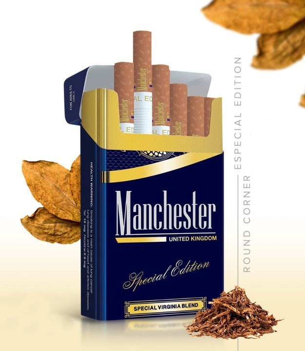 Manchester United Blue Cigarettes - 1 Carton (10 Packs)