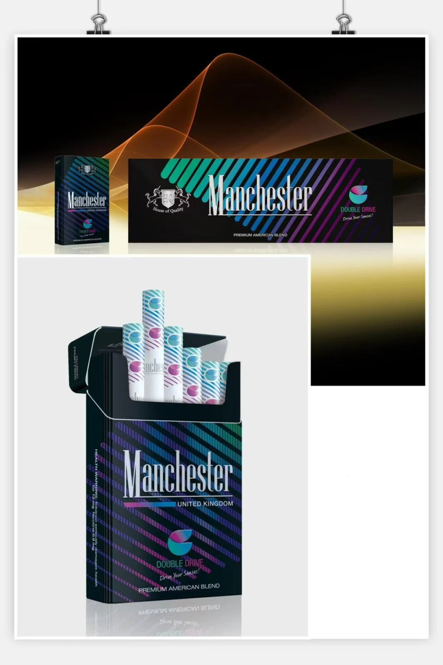 Manchester United Kingdom Double Drive Cigarettes - 1 Carton (10 Packs)